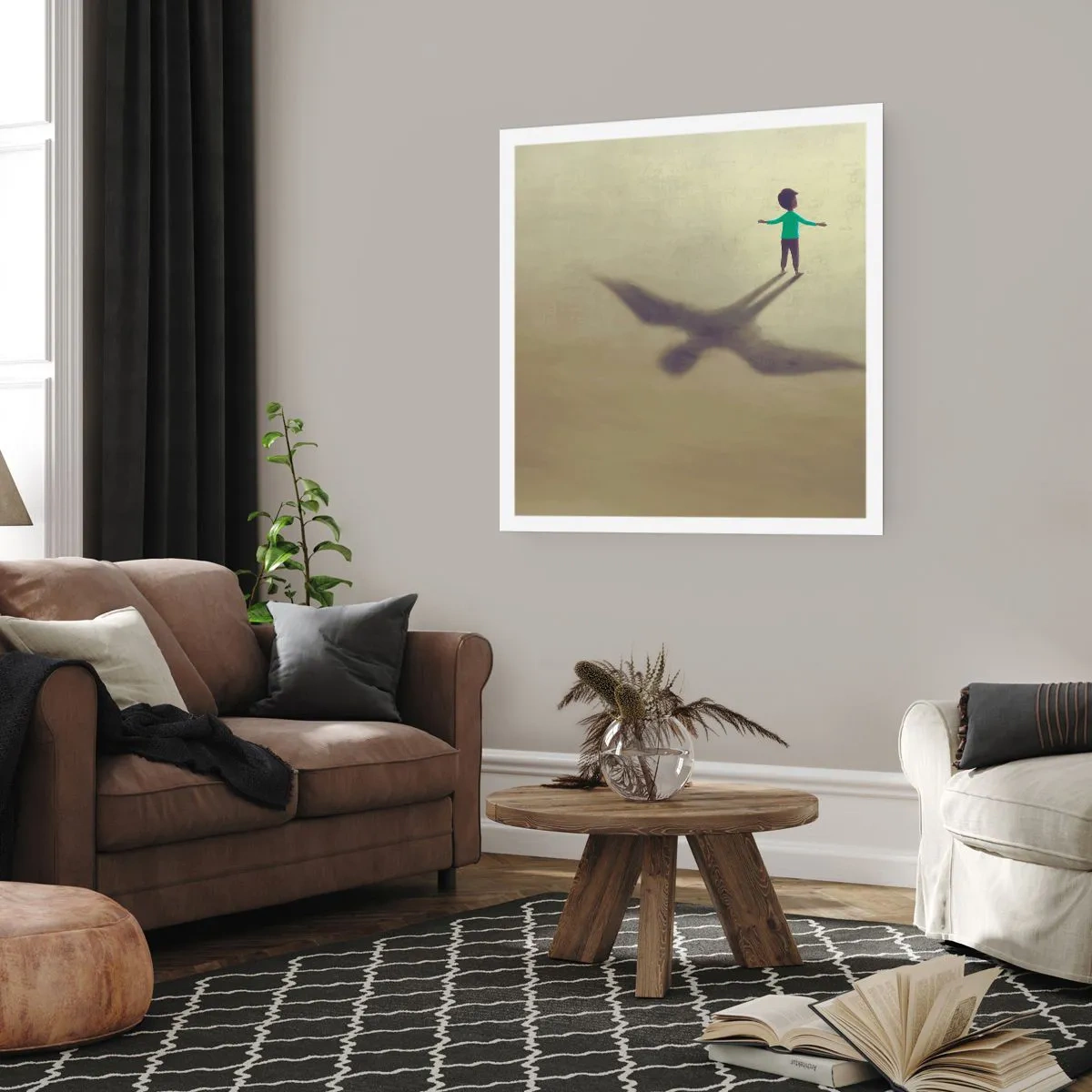 Affiche - Poster - Héros du futur - 30x30 cm