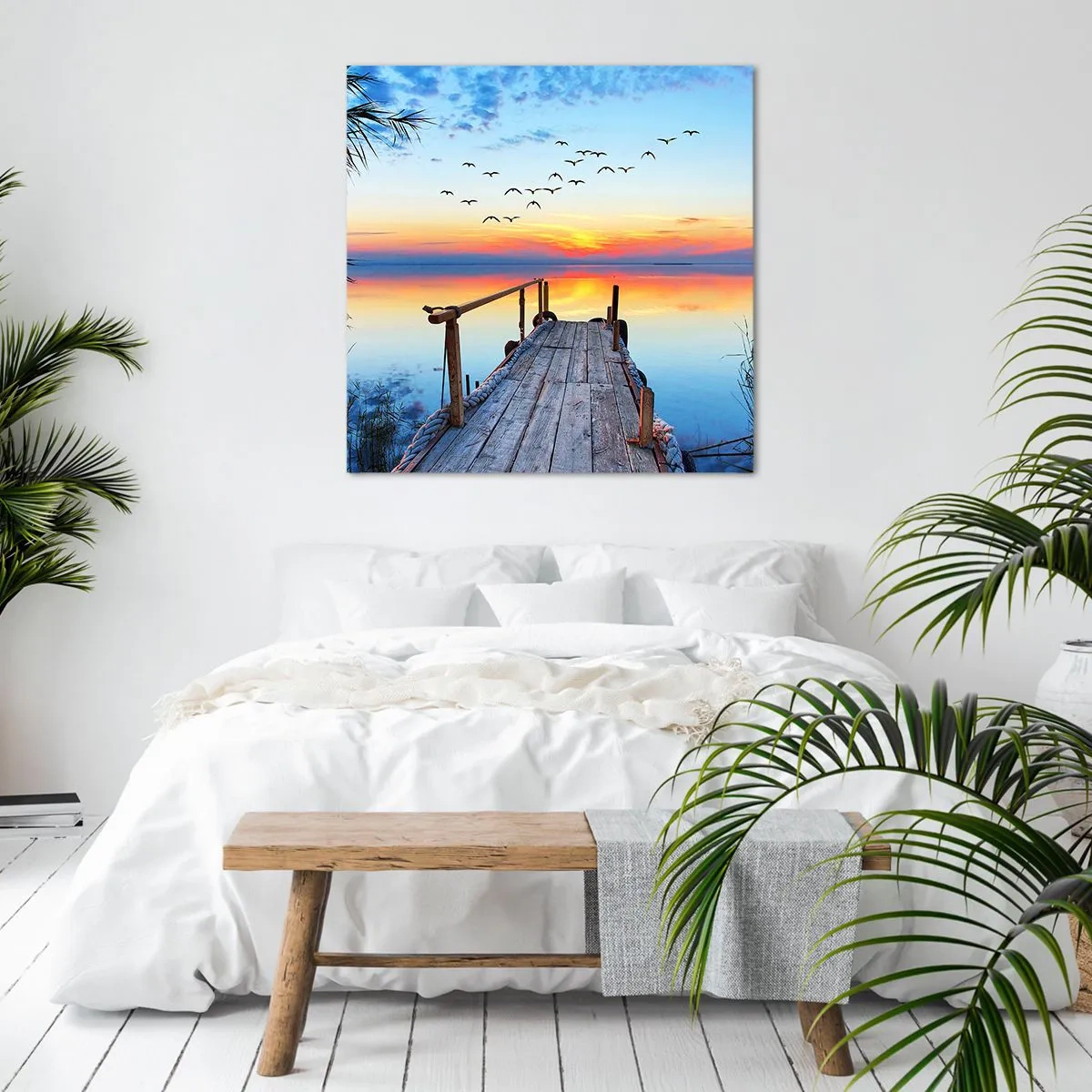 Impression sur toile - Image sur toile - Il est temps de rentrer... - 50x50 cm