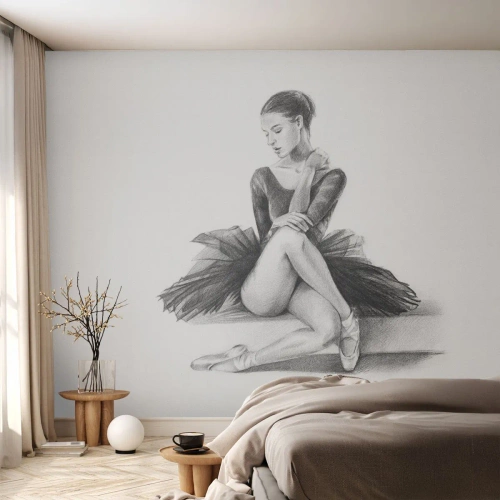 Papier Peint Autocollant Deluxe Sticker - Envoutée par la danse - Ballerine, Danse, Ballet - 250x175 cm