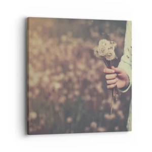 Impression sur toile - Image sur toile - Merci de les garder - 40x40 cm