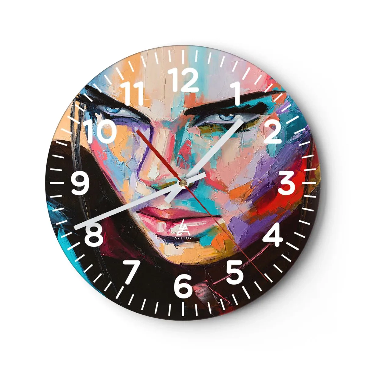 Horloge murale - Pendule murale - Le coeur sauvageon - 40x40 cm