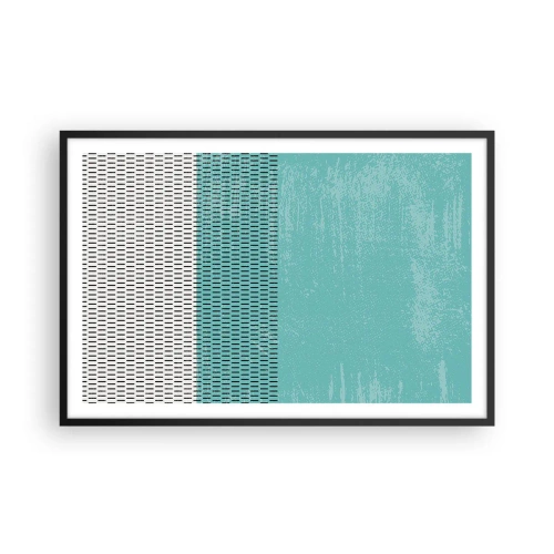 Affiche dans un cadre noir - Poster - Composition équilibrée - 91x61 cm