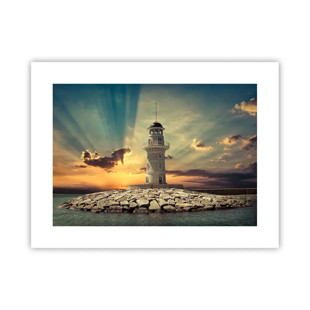 Affiche - Poster - Lumière - Bonté - Beauté - 40x30 cm