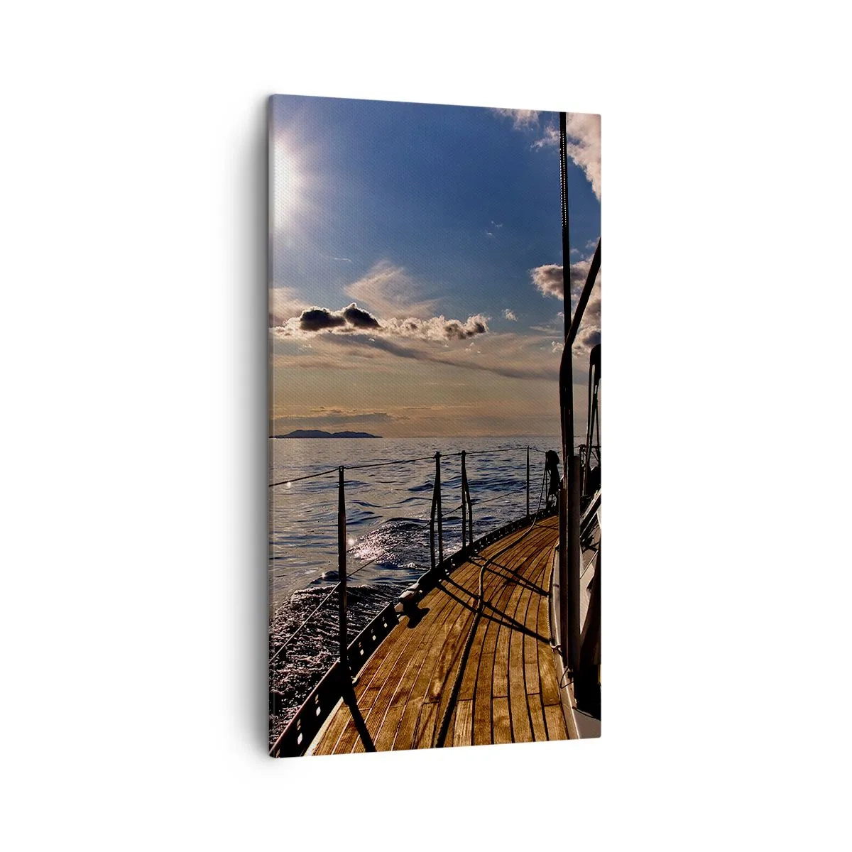 Impression sur toile - Image sur toile - Naviguer vers le soleil - 45x80 cm