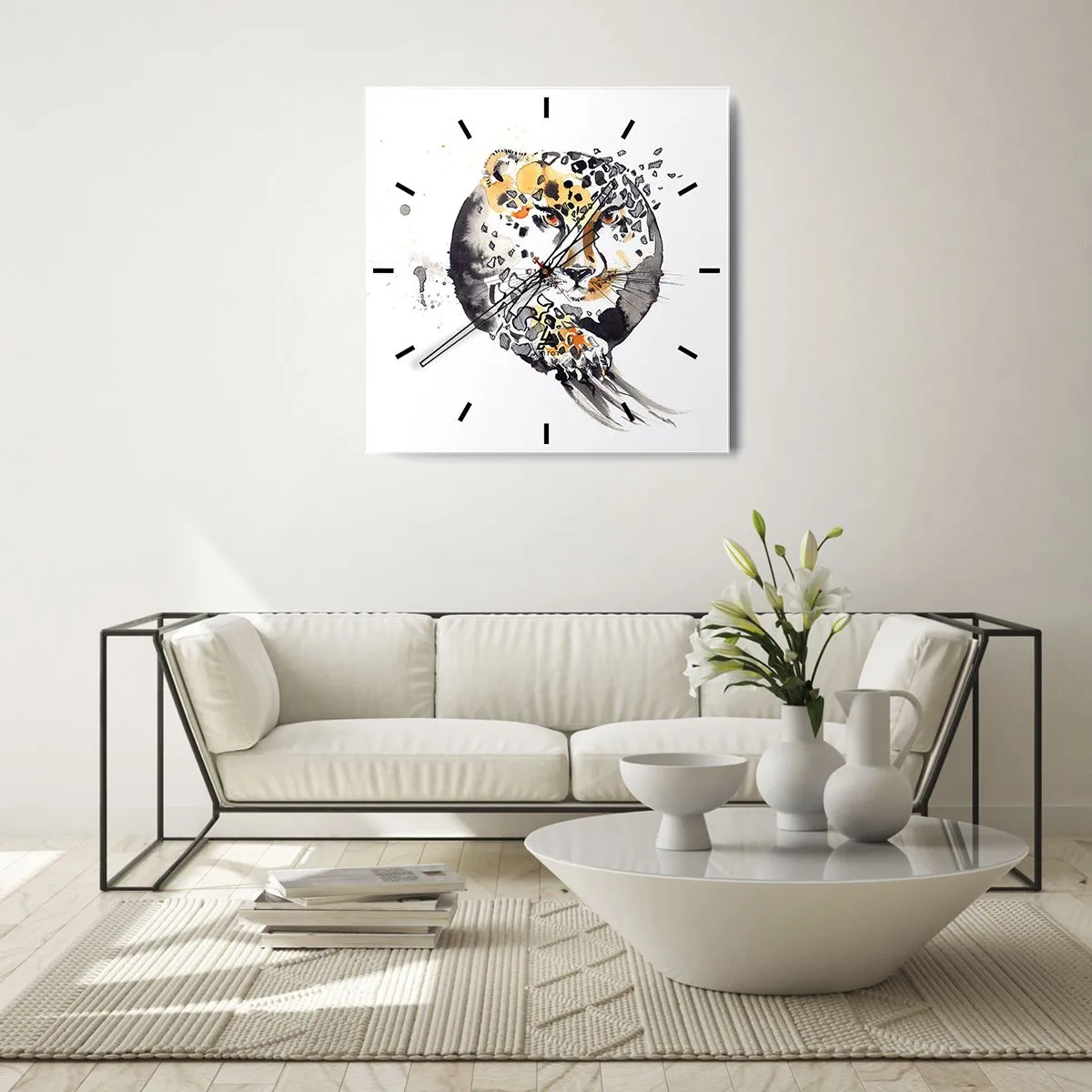 Horloge murale - Pendule murale - Drapieżna uroda - 30x30 cm