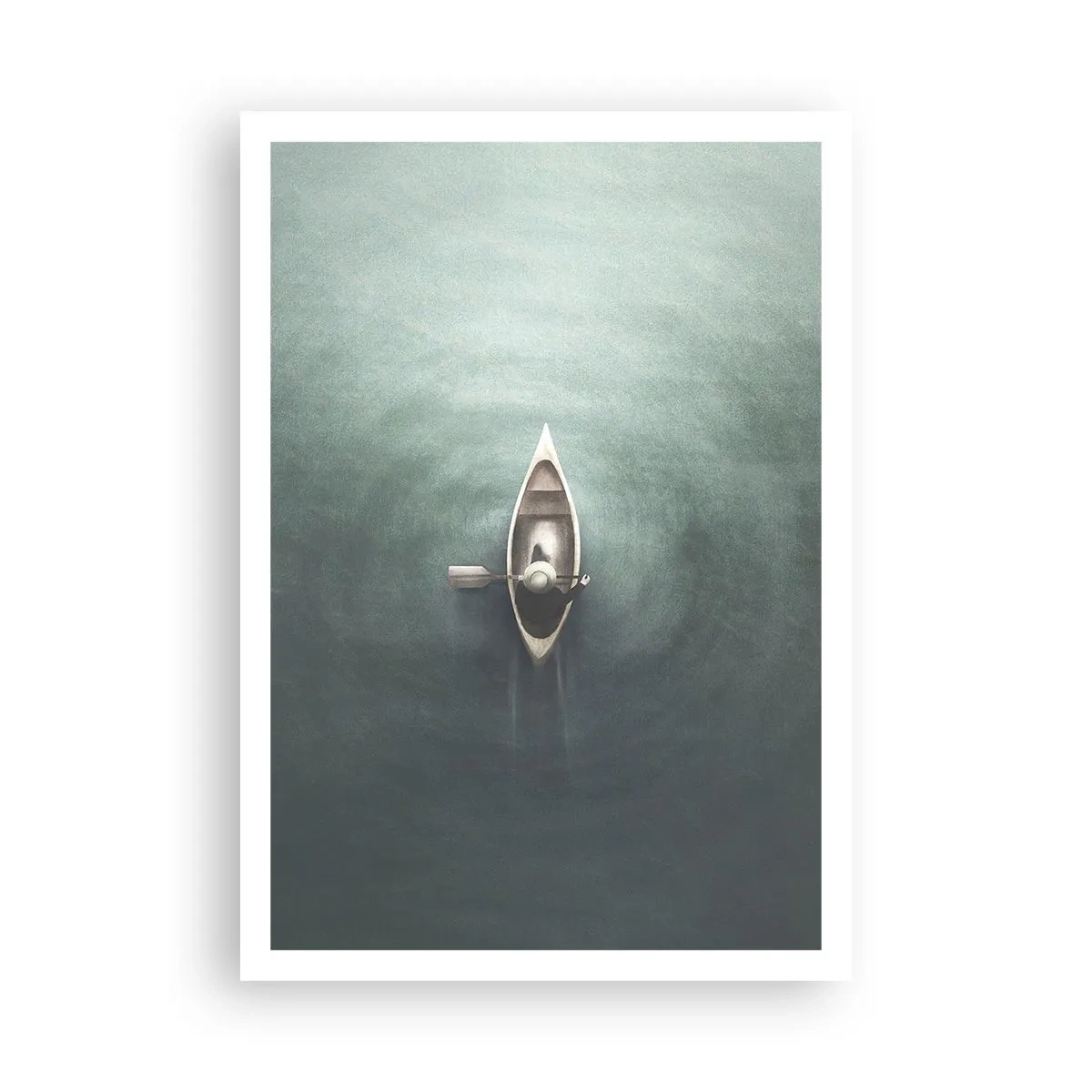 Affiche - Poster - À travers le lac de la lune - 70x100 cm