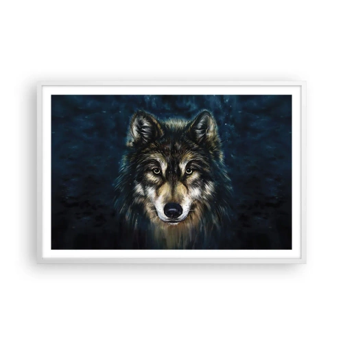 Affiche dans un cadre blanc - Poster - Alpha? Et oméga - 91x61 cm