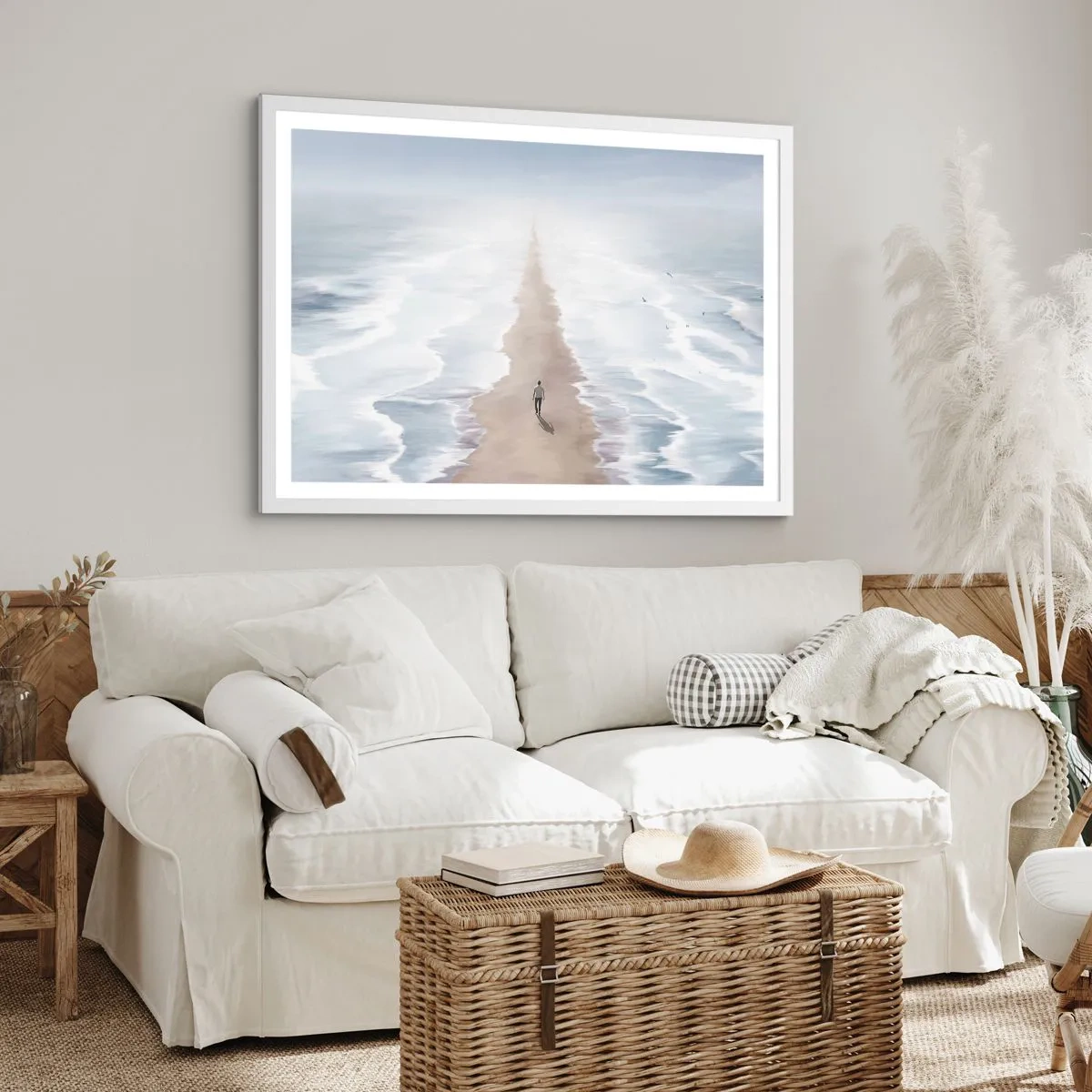 Affiche dans un cadre blanc - Poster - Un brillant avenir - 40x30 cm