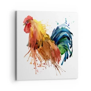 Impression sur toile - Image sur toile - Robe royale, fierté royale - 70x70 cm