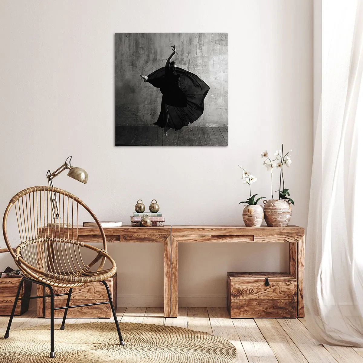 Impression sur toile - Image sur toile - Pas plein de passion - 50x50 cm