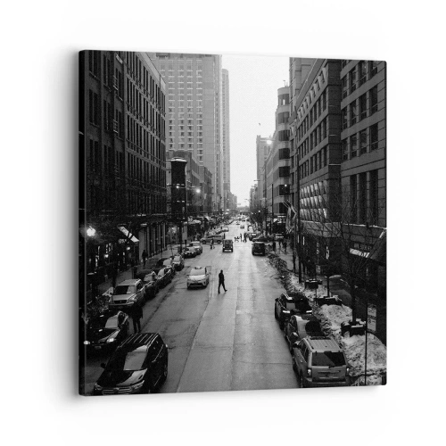 Impression sur toile - Image sur toile - Un autre jour comme tous les autres jours - 30x30 cm