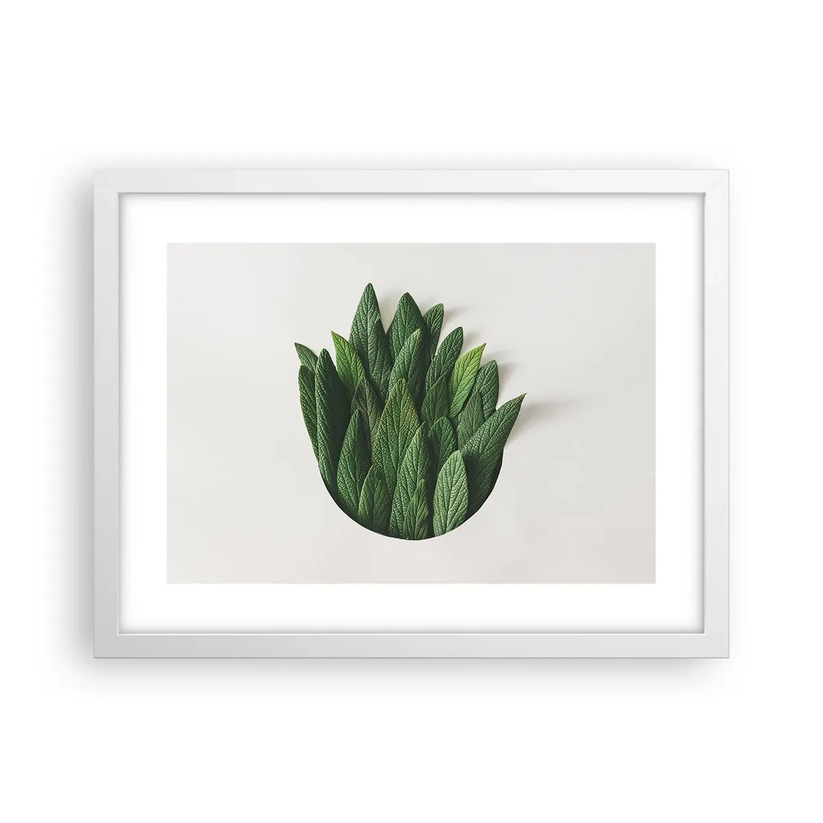 Affiche dans un cadre blanc - Poster - Curiosité sans retenue - 40x30 cm