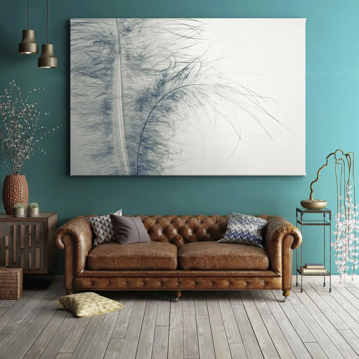 Impression sur toile - Image sur toile - Les sept natures - 70x50 cm
