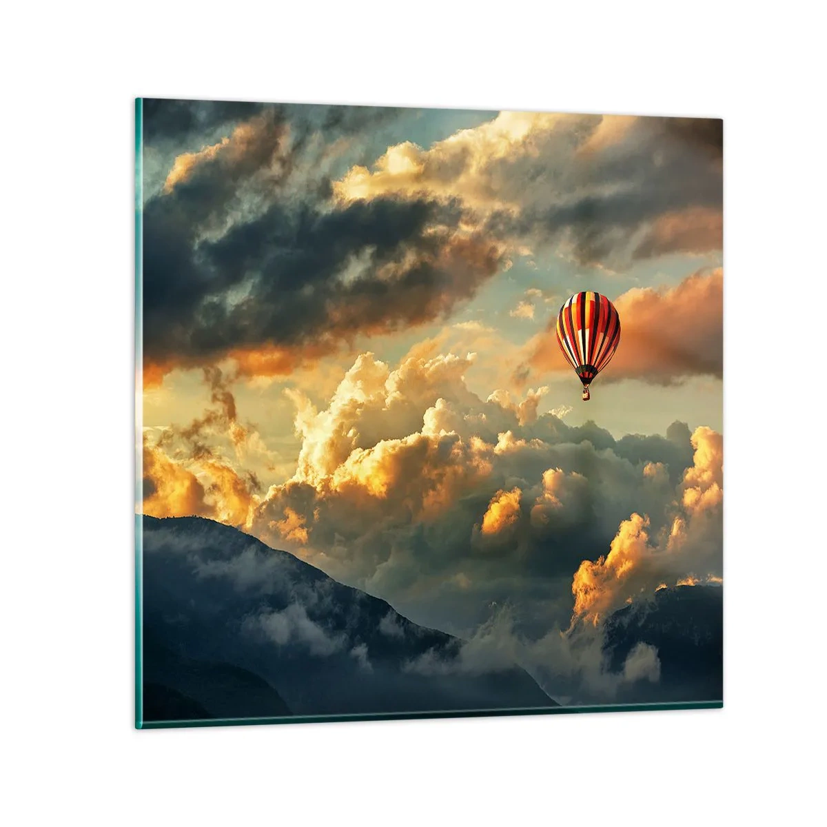 Impression sur verre - Image sur verre - Je vole parce que je veux - 60x60 cm