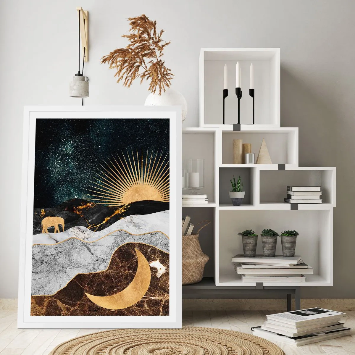 Affiche dans un cadre blanc - Poster - Lois éternelles - 50x70 cm