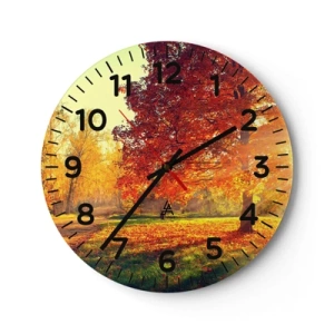 Horloge murale - Pendule murale - Le roux est beau - 30x30 cm