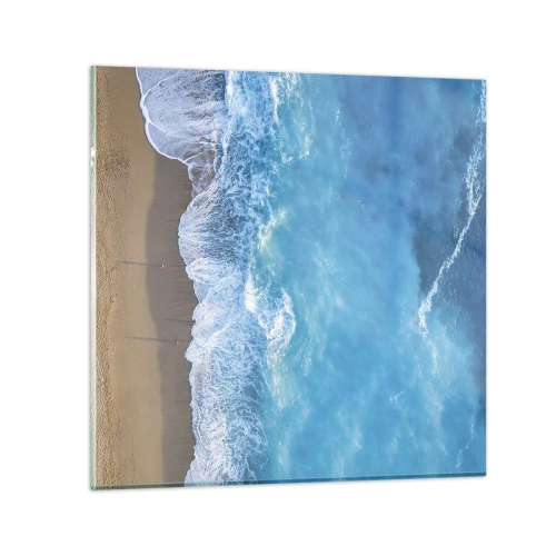 Impression sur verre - Image sur verre - La force du bleu - 50x50 cm