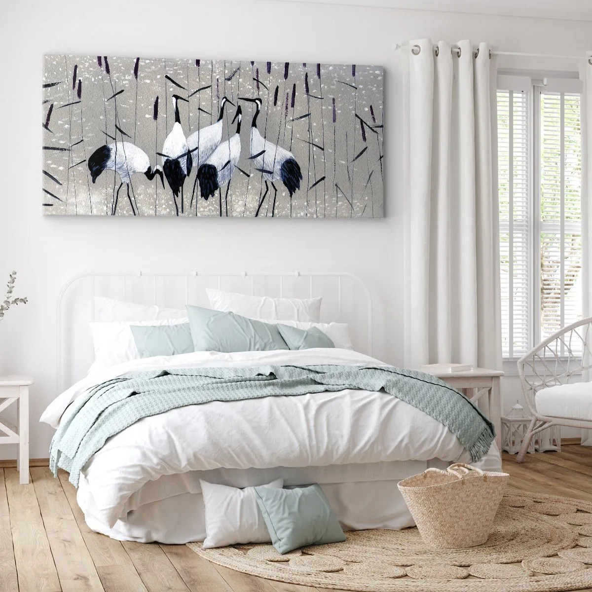 Impression sur toile - Image sur toile - Parmi les siens - 90x30 cm