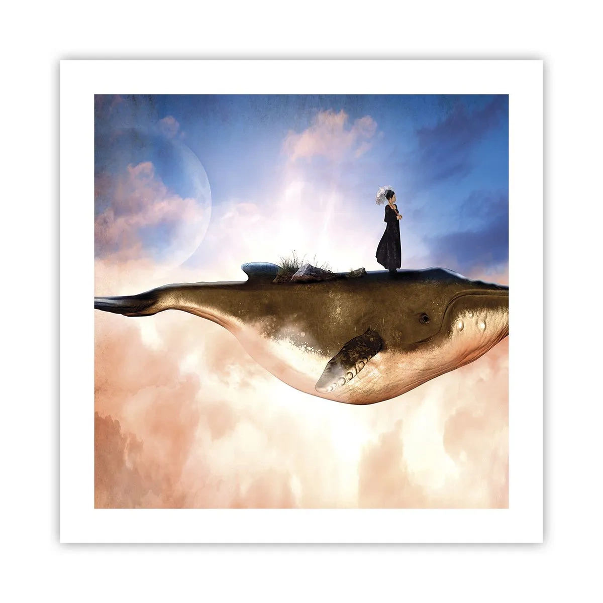 Affiche - Poster - Voyage irréel - 50x50 cm