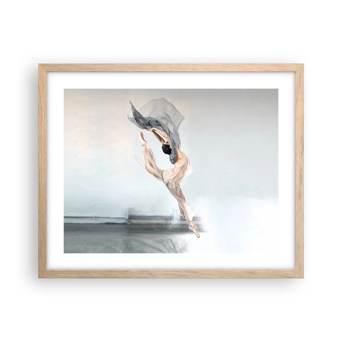 Affiche dans un chêne clair - Poster - Dans le ravissement de la danse - 50x40 cm