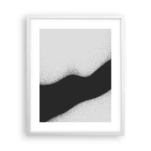 Affiche dans un cadre blanc - Poster - Équilibre fluide - 40x50 cm