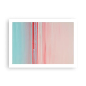 Affiche - Poster - Abstraction à l'aube - 70x50 cm