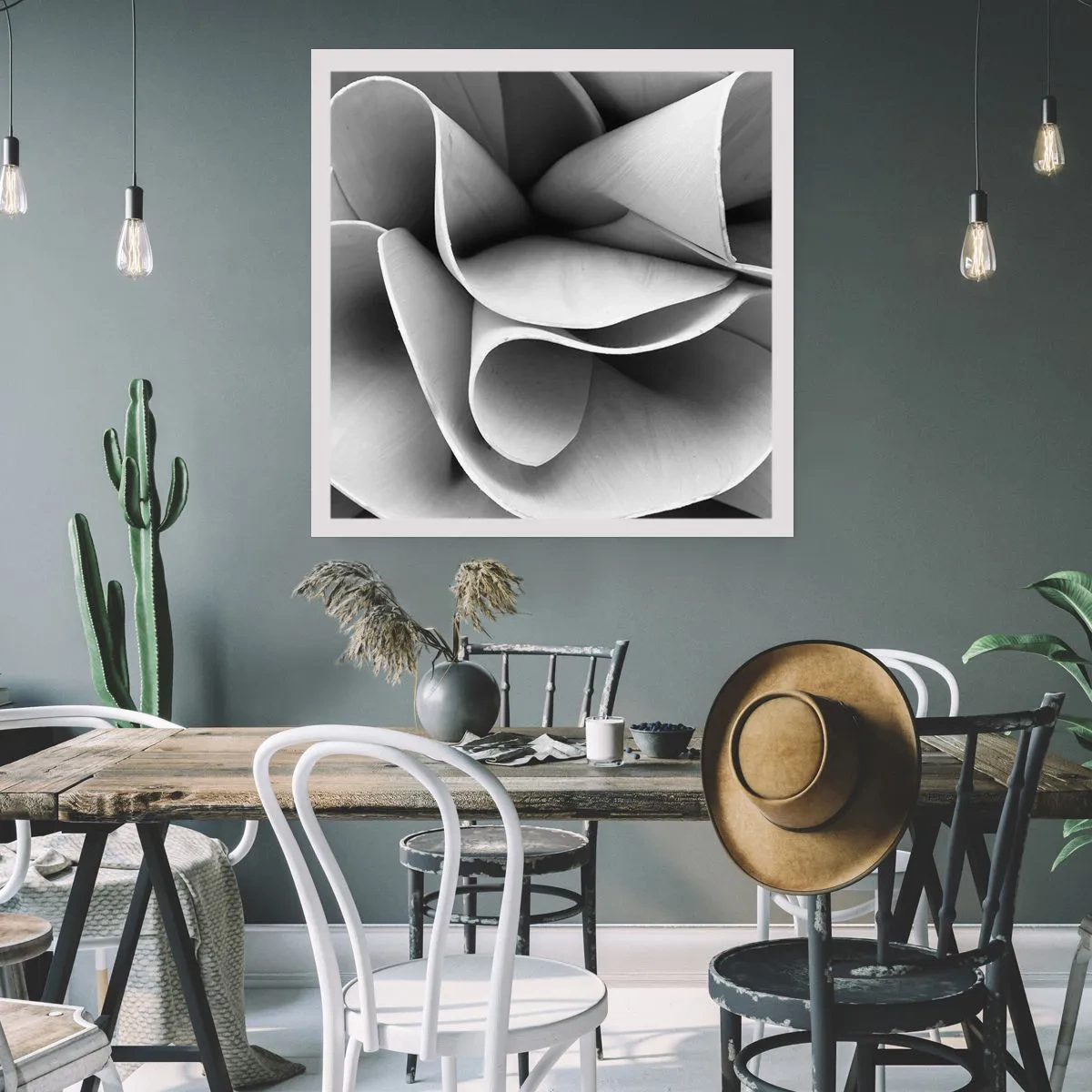 Affiche - Poster - Il s'en passe dans l'espace - 50x50 cm