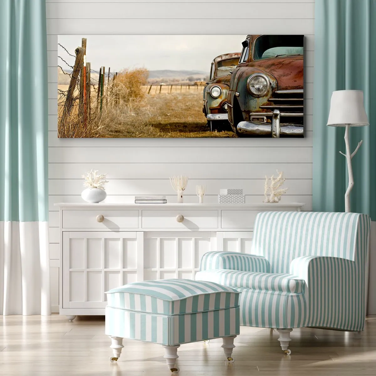Impression sur toile - Image sur toile - Repos bien mérité - 100x40 cm