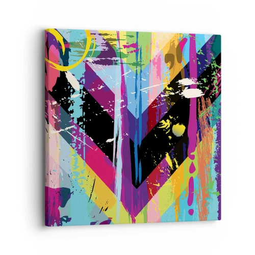 Impression sur toile - Image sur toile - De haut en bas - 30x30 cm