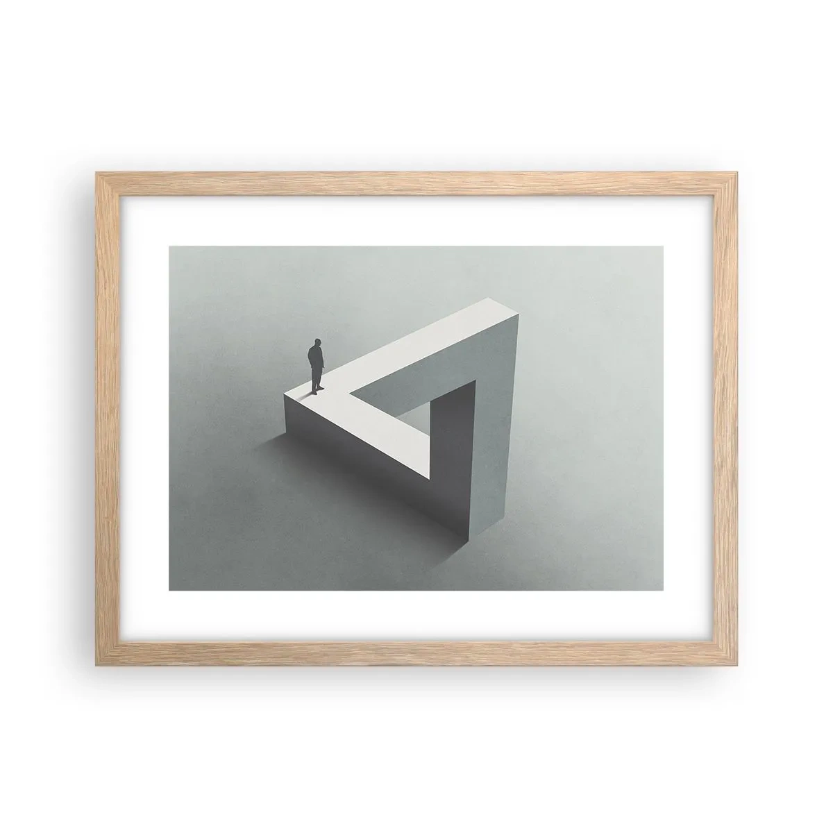 Affiche dans un chêne clair - Poster - Mais c'est possible - 40x30 cm