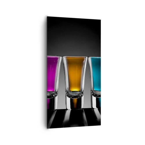 Impression sur toile - Image sur toile - Les couleurs de la joie - 65x120 cm