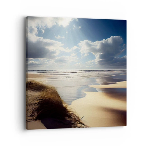 Impression sur toile - Image sur toile - Plage, plage sauvage - 30x30 cm