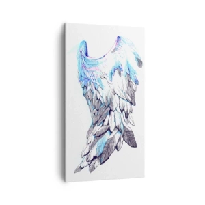 Impression sur toile - Image sur toile - j'ai besoin d'ailes - 45x80 cm