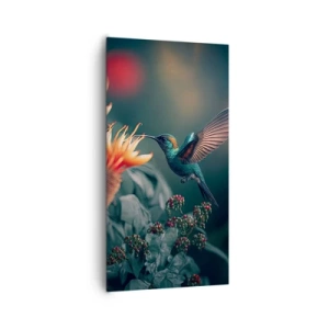 Impression sur toile - Image sur toile - une vie vraiment colorée - 65x120 cm