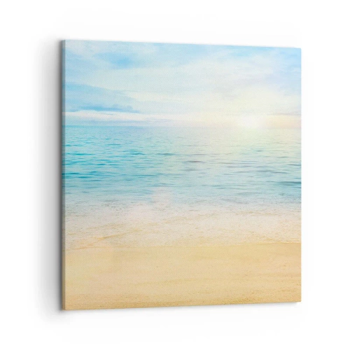 Impression sur toile - Image sur toile - Le grand bleu - 50x50 cm