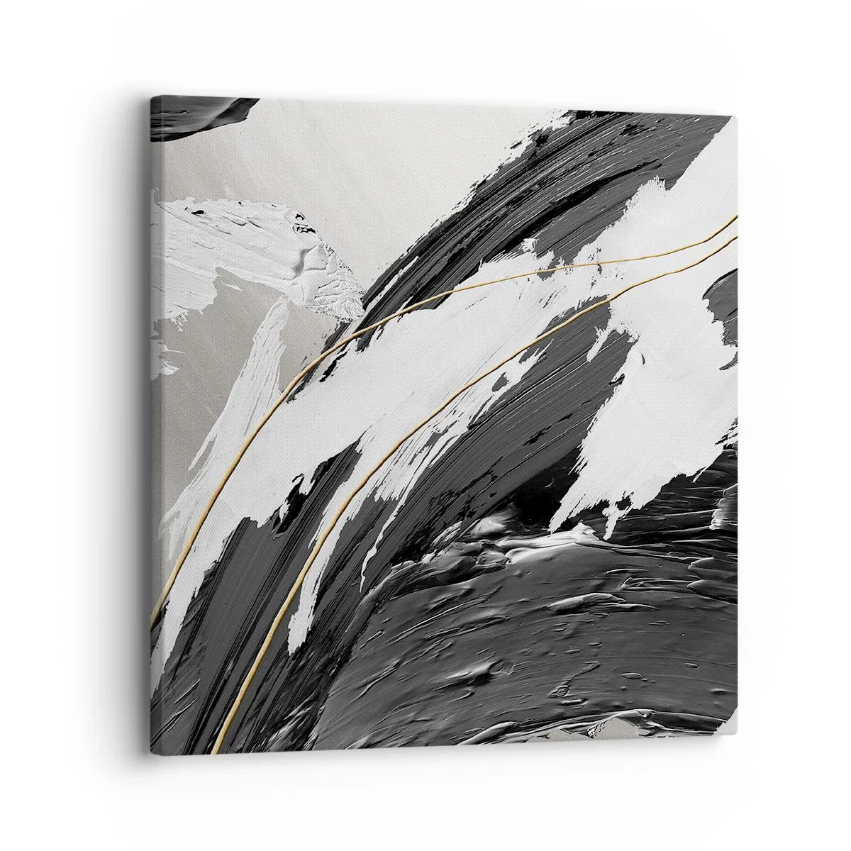 Impression sur toile - Image sur toile - L'abstraction à grande échelle - 30x30 cm