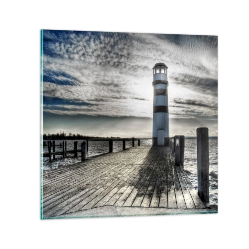 Impression sur verre - Image sur verre - Marins, je vous attend - 40x40 cm