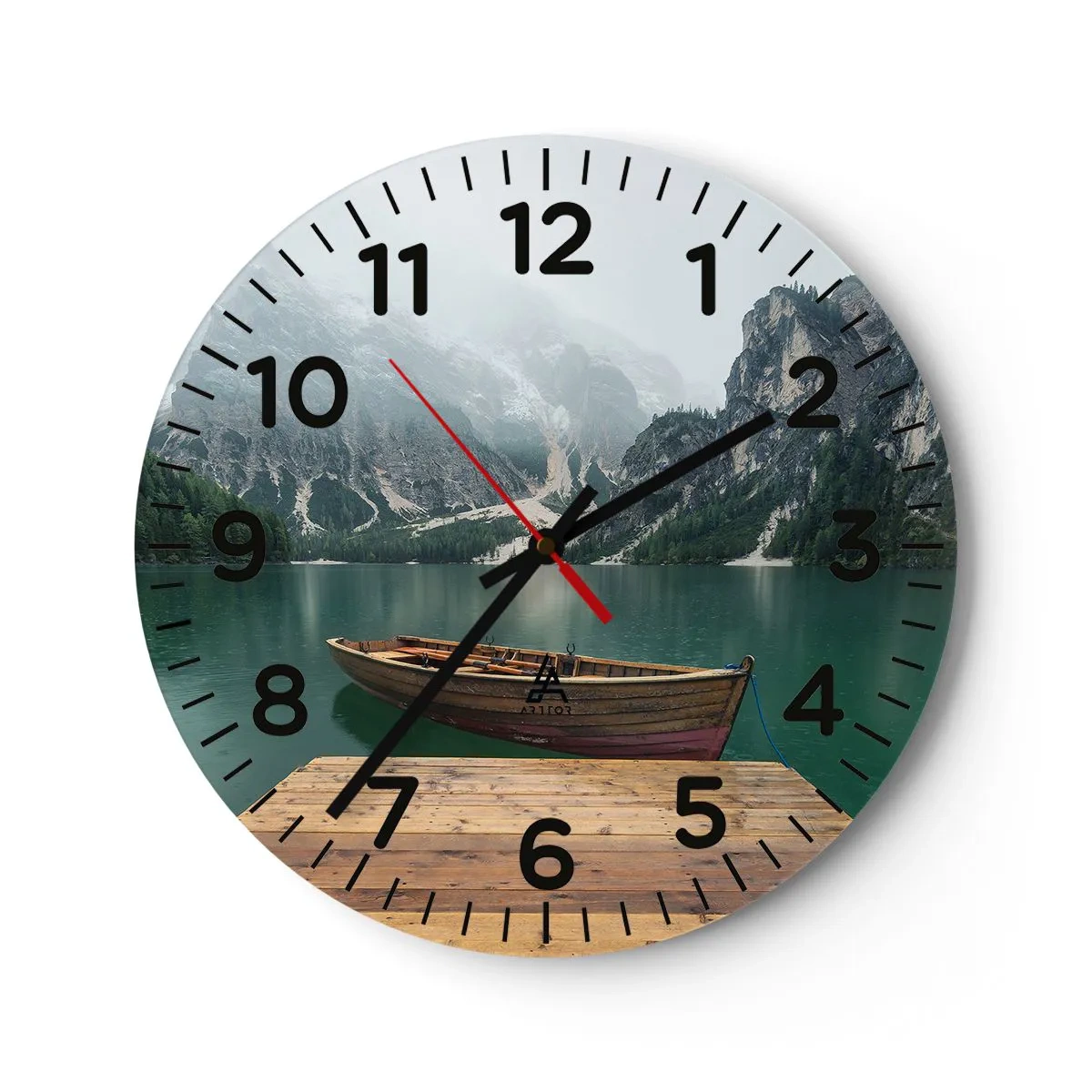 Horloge murale - Pendule murale - Faire face à la fierté des rochers - 40x40 cm