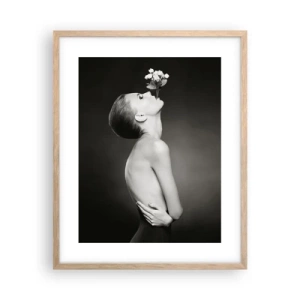 Affiche dans un chêne clair - Poster - Elégance excentrique - 40x50 cm