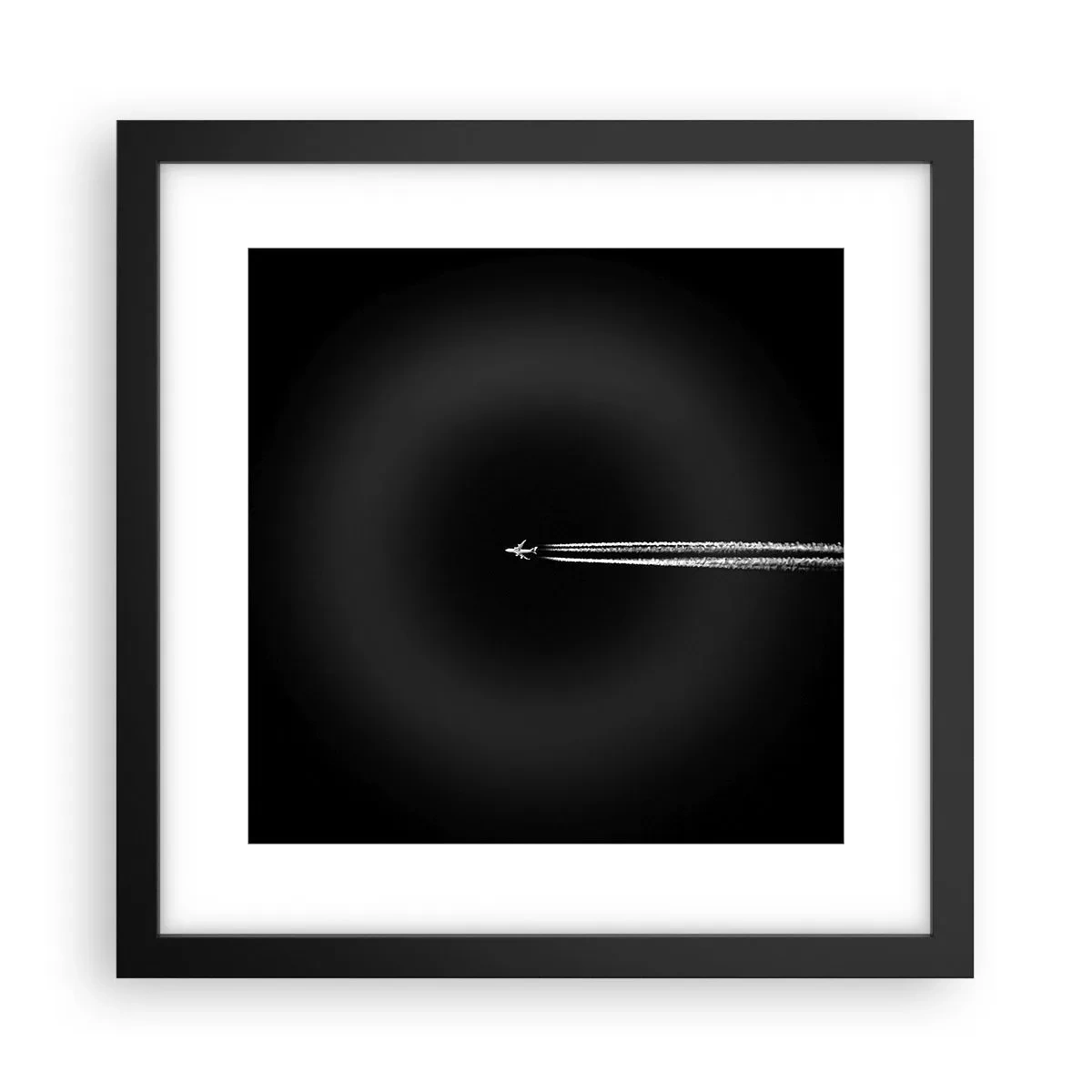 Affiche dans un cadre noir - Poster - Dans une autre dimension - 30x30 cm