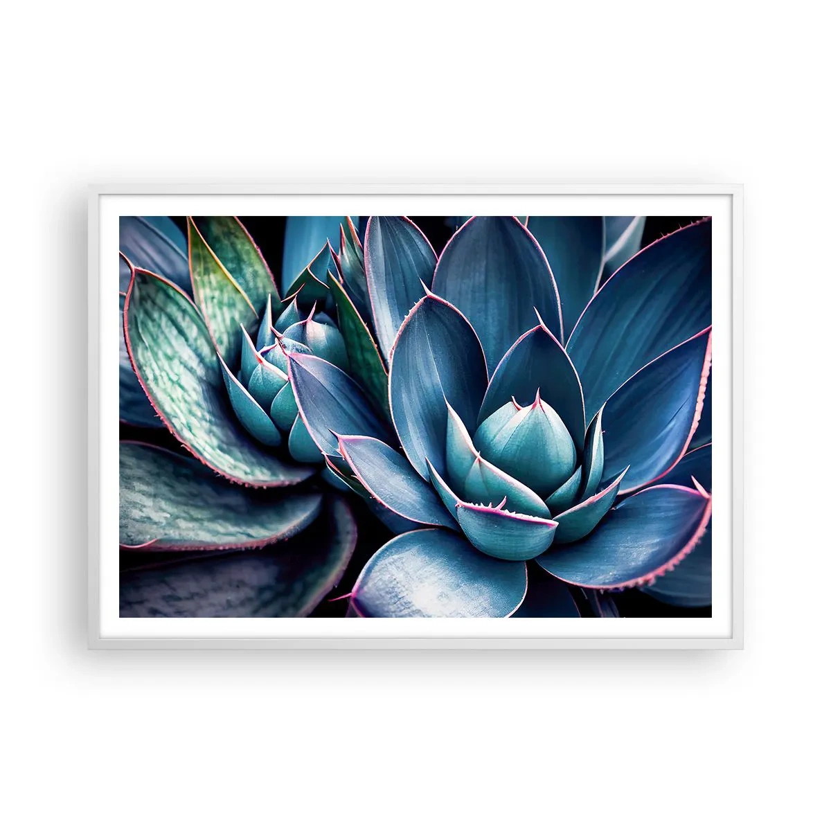 Affiche dans un cadre blanc - Poster - Force vital - 100x70 cm