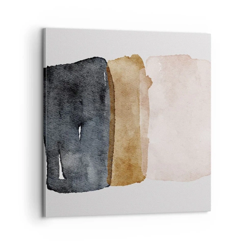 Impression sur toile - Image sur toile - Composition de couleurs de la terre - 60x60 cm