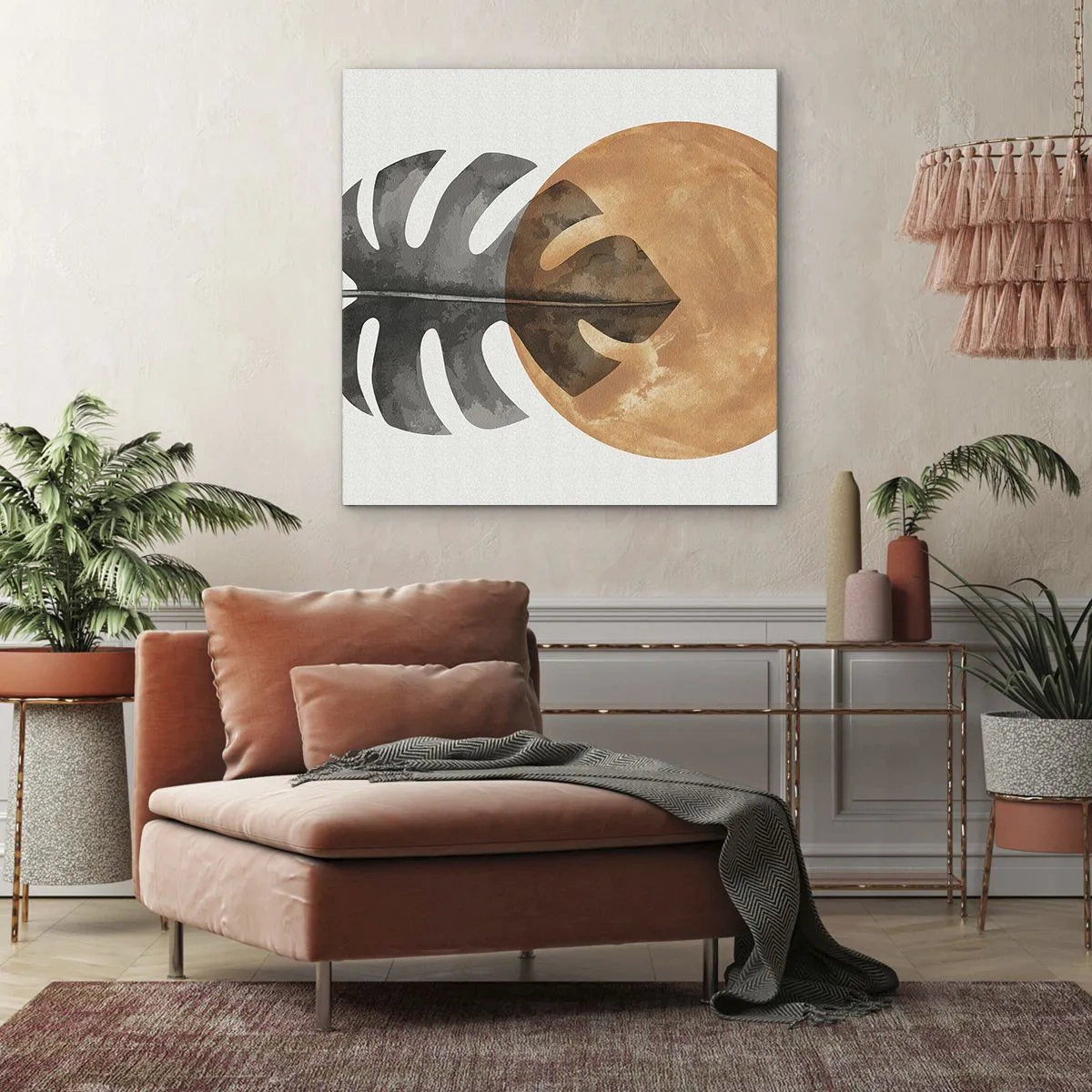 Impression sur toile - Image sur toile - Toujours le soleil - 60x60 cm