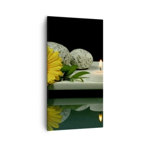 Impression sur toile - Image sur toile - Apaisement des sens - 55x100 cm