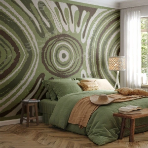 Papier peint sur mesure Standard Eco - Une explosion d'émotions - Vieilli, Bohème, Morceau