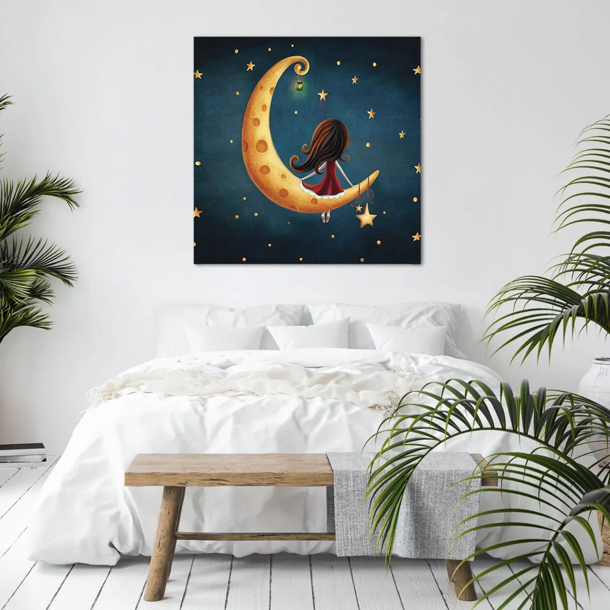 Impression sur toile - Image sur toile - Il était une fois... - 50x50 cm