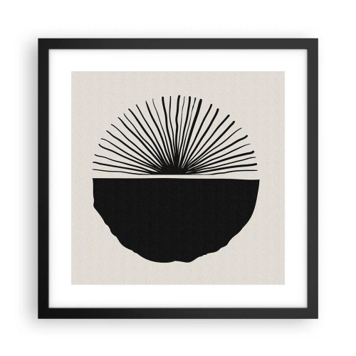 Affiche dans un cadre noir - Poster - Une gamme de possibilités - 40x40 cm