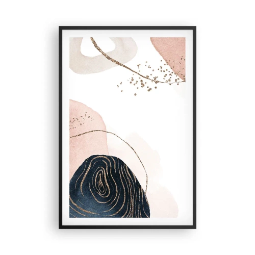 Affiche dans un cadre noir - Poster - Tout coule - 61x91 cm