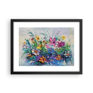 Affiche dans un cadre noir - Poster - Absolument pas une nature morte - 40x30 cm