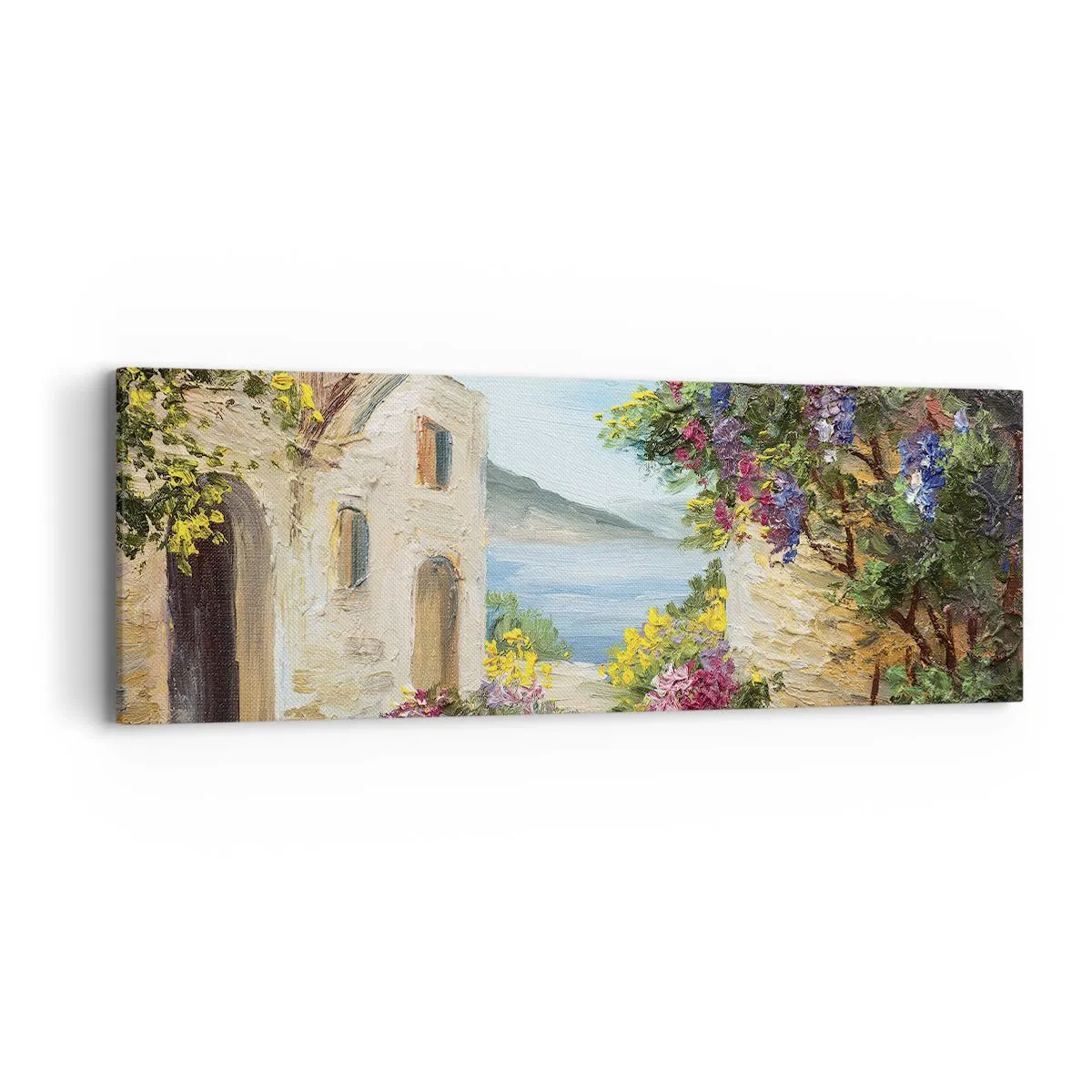 Impression sur toile - Image sur toile - Le charme d'une province côtière - 90x30 cm